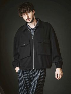 WポケットZIP-BLZ / ブラック【NO ID.】