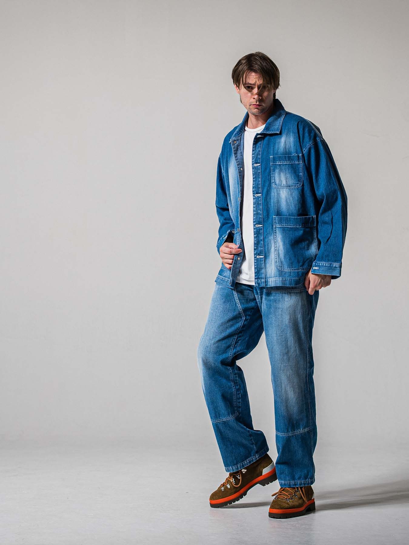 【予約品 11月16日(日) 締切】DOUBLE KNEE PT / ダブルニーワークパンツ / ライトインディゴ