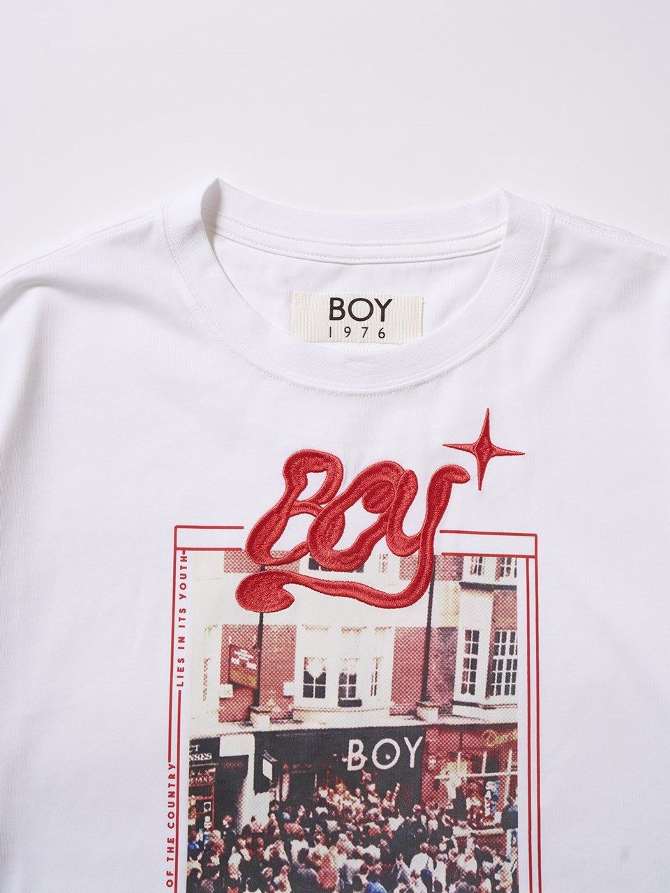 BOY 1976 THE PAST Photo TEE / Tシャツ / ホワイト