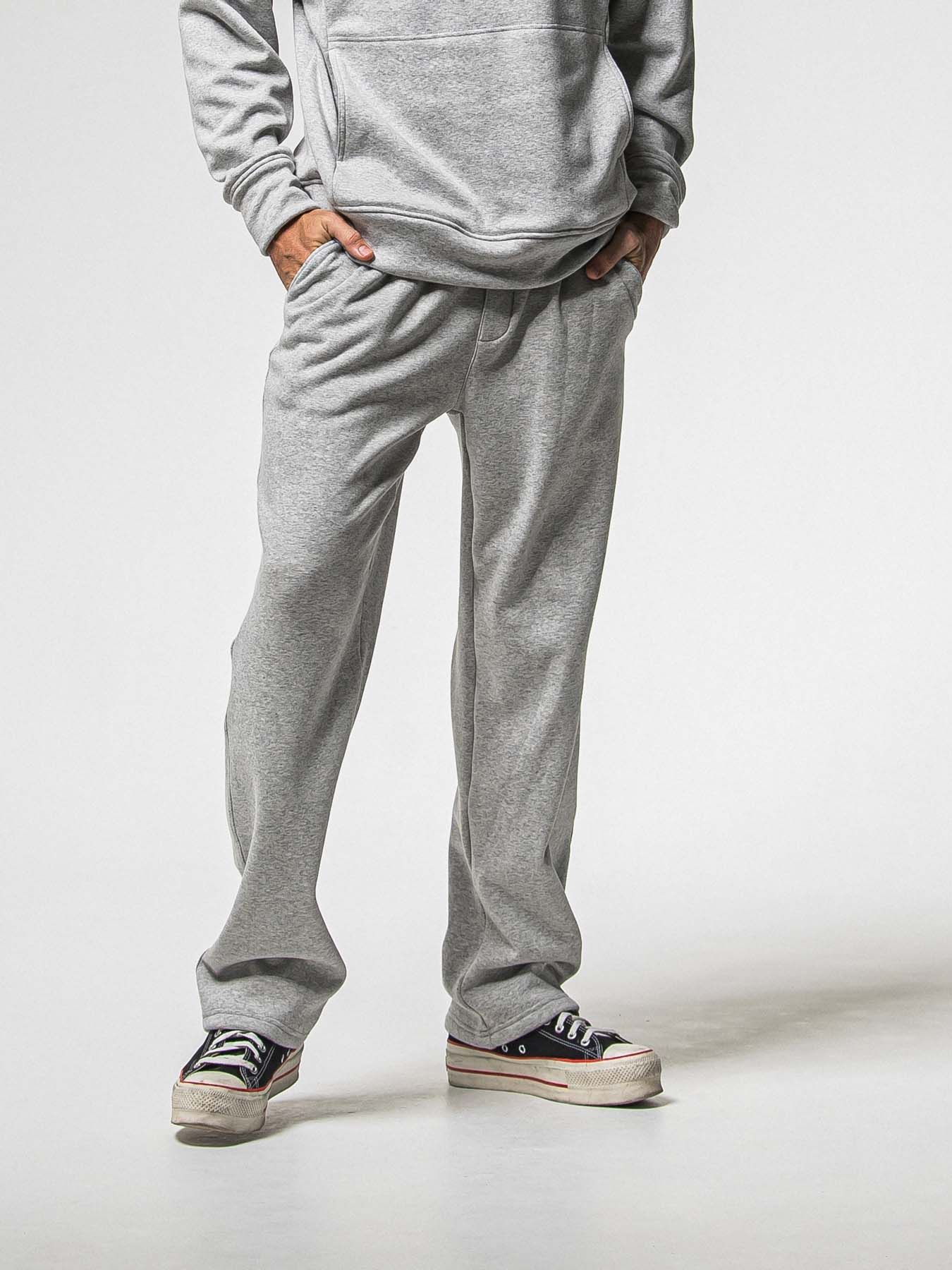 【予約品 8月31日(日) 締切】 VELOURS FLEECE WIDE TUCK PANTS / ベロアフリース ワイドタックパンツ / グレー