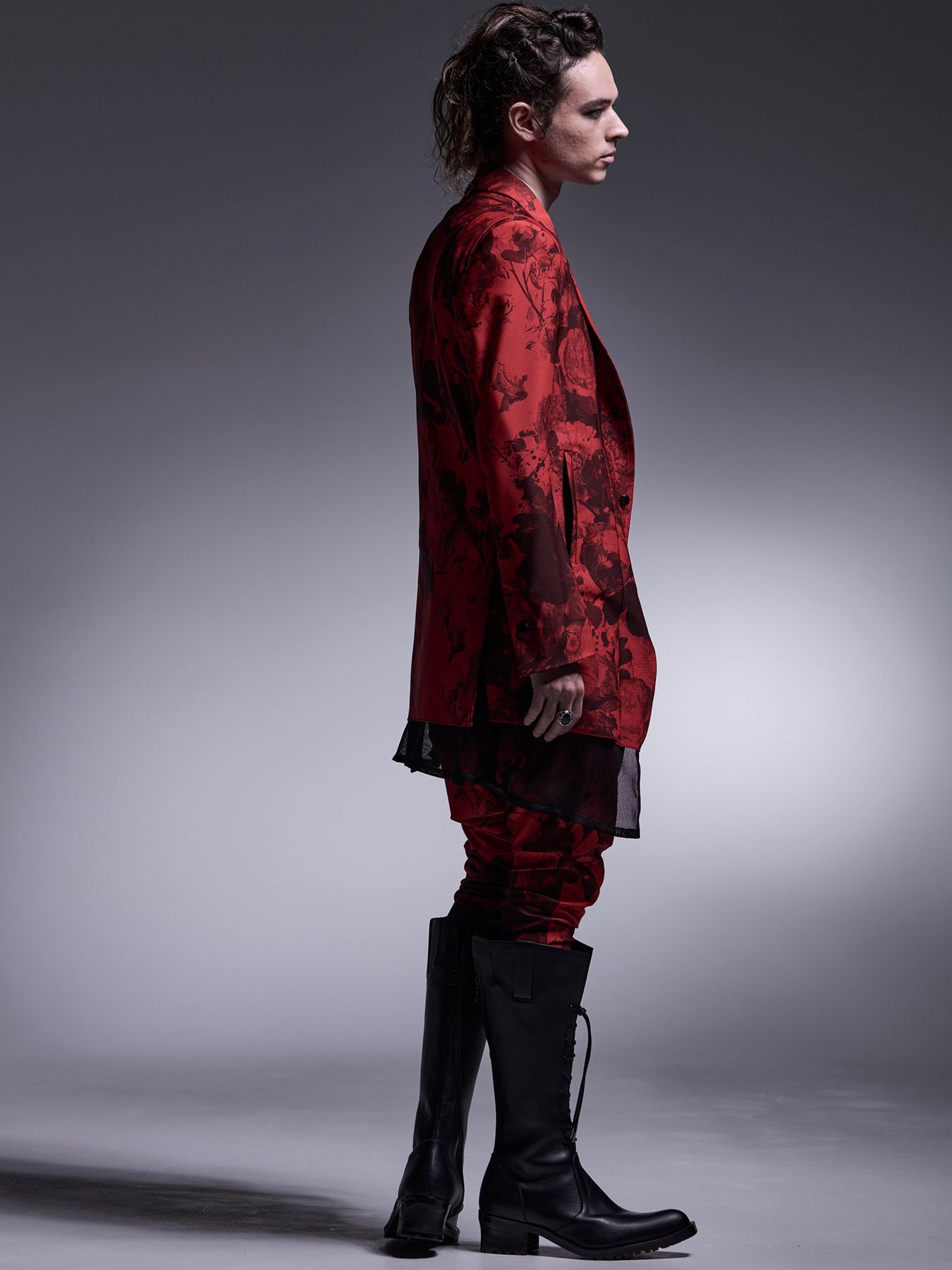 【予約品 】Sarrouel Pants / サルエルパンツ / ブラック&レッド