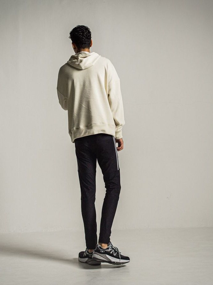 《予約9月1日18時締め》 shaggy fleece thermal pullover hoodie  / プルオーバーパーカー / オフホワイト