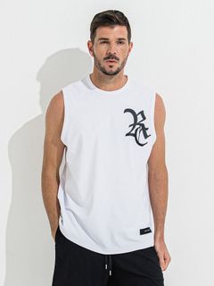 【予約品 】RASH OVER NO SLEEVE / ラッシュガード オーバーサイズノースリーブ / RCホワイト