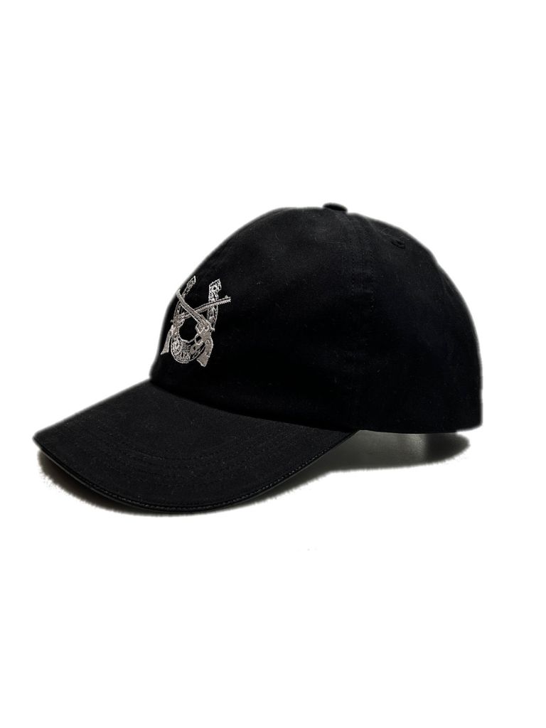 HORSE SHOE EMB CAP / クロスガンキャップ / ブラック