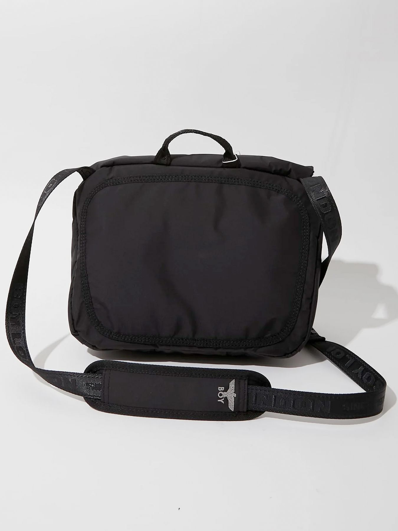 BOY LOGO NYLON SHOULDER BAG / ナイロンショルダーバッグ / ブラック