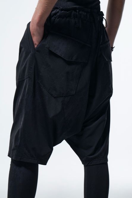 《予約品》 SarouelShortPant/ ブラック 【kiryuyrik】 2023年5月以降入荷予定
