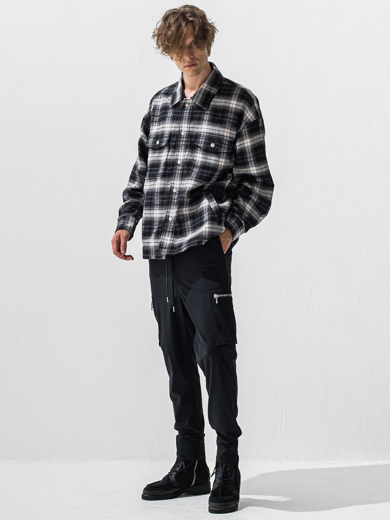 【予約品 9月6日(日) 締切】REX CARGO / イージーカーゴパンツ / ブラック