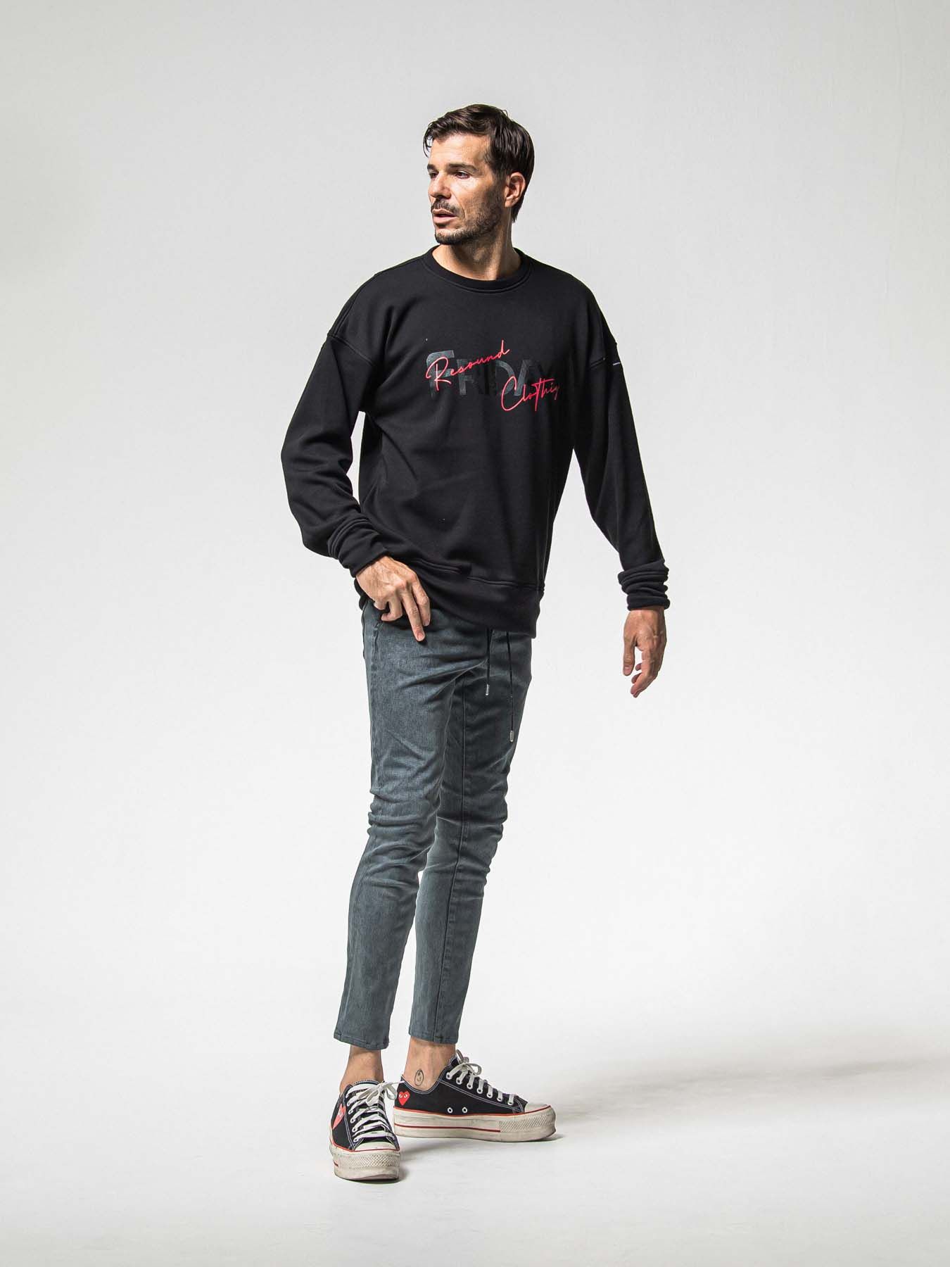 【予約品 8月31日(日) 締切】MICK DENIM JERSEY / ミック デニムジャージ / ピグメントブラック