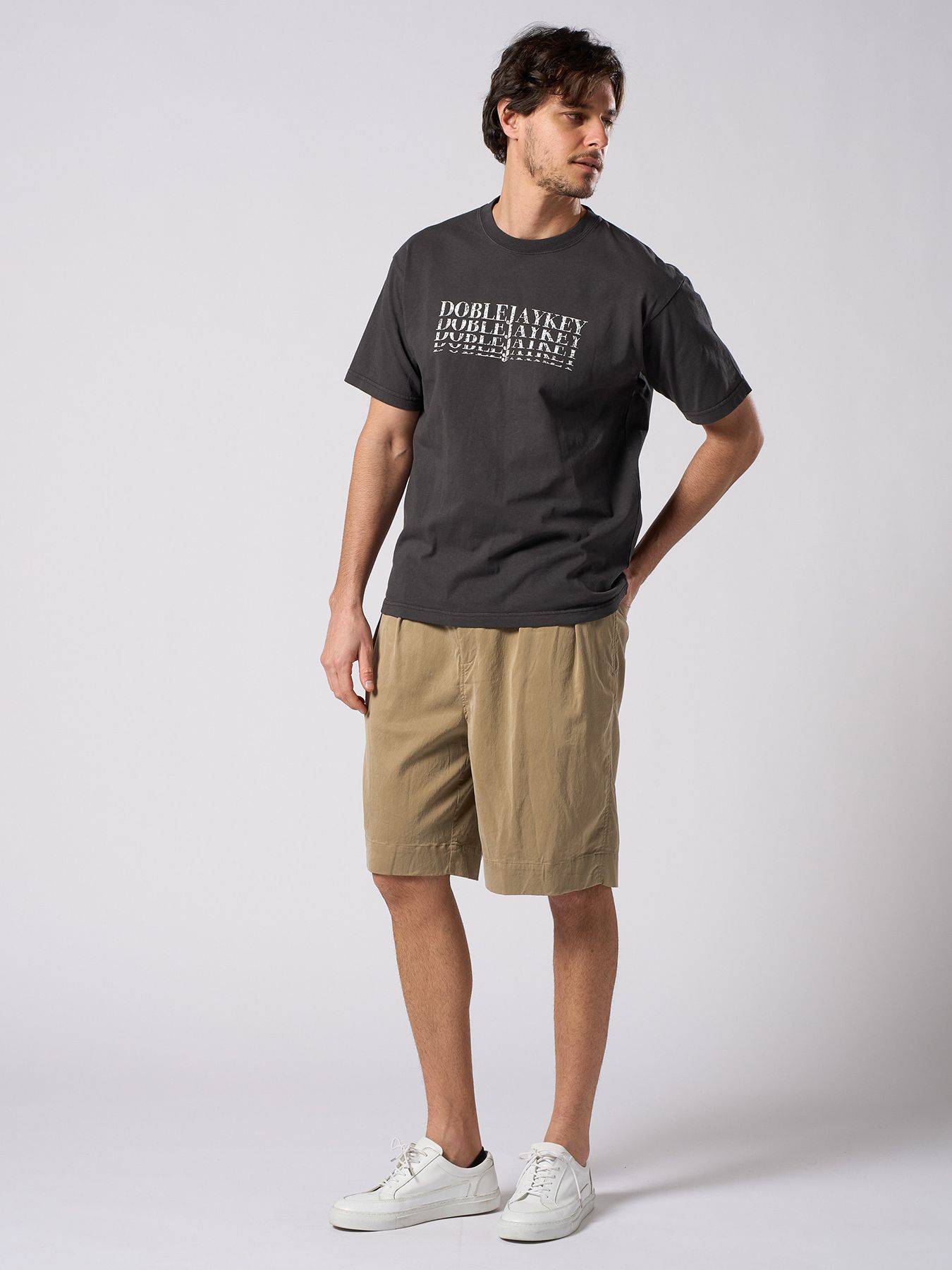 【予約品 1月25日(日) 締切】graphic-T collection：DOBLEJAYKEY T / ダブルジェイケー Tシャツ / ブラック