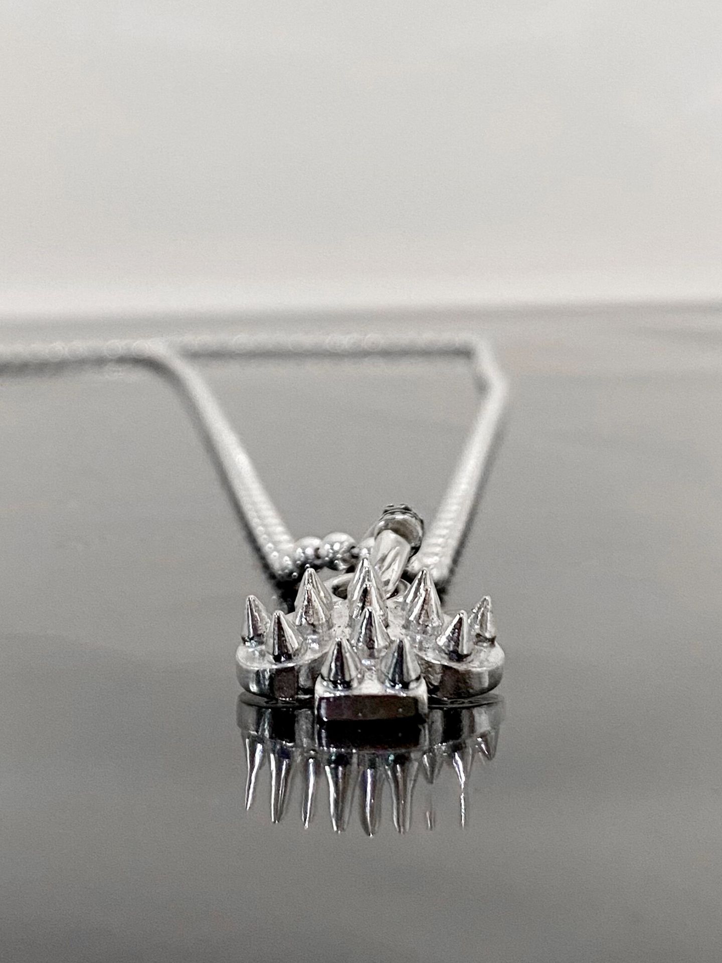 《受注生産》BALL CHAIN [SPIKE:SPADE] / スパイクスペードボールチェーンネックレス / 注文から2～3週間後入荷予定