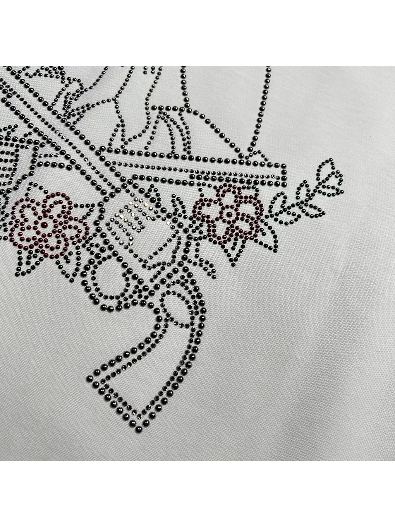 【予約品 8月10日(日) 締切 】MARIA METAL S/S T / マリア メタル Tシャツ / クリスタル メタル ホワイト