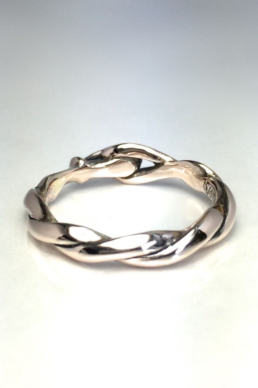 《受注生産》 TRIANGLE BAND RING PINK SILVER リング 【GOD SIZE】 注文から2～4週間後入荷予定