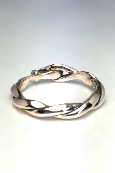 《受注生産》 TRIANGLE BAND RING PINK SILVER リング 【GOD SIZE】 注文から2～4週間後入荷予定