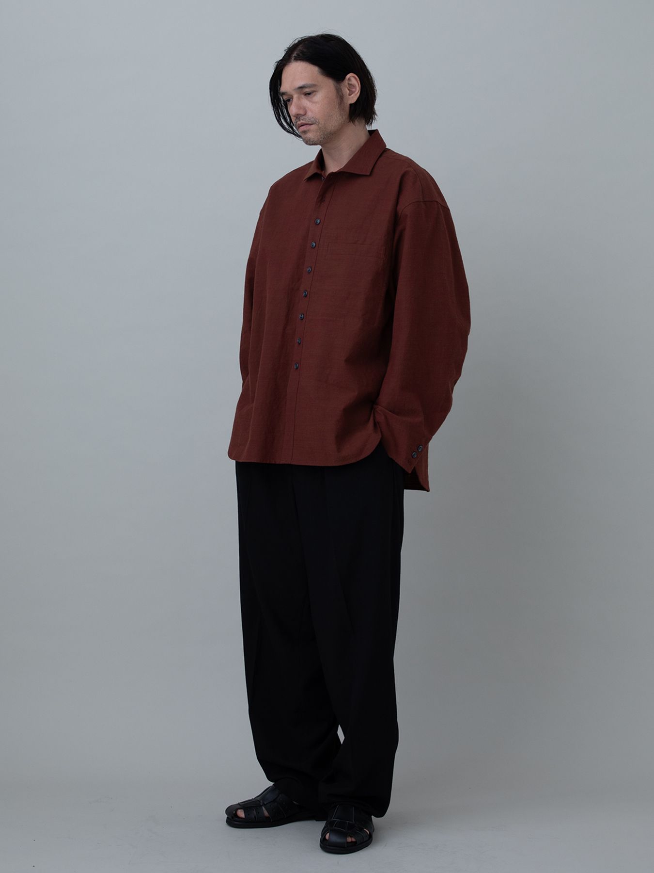 【予約品 10月26日(日) 締切】GERMANSHIRT / コットンシャツ / RED