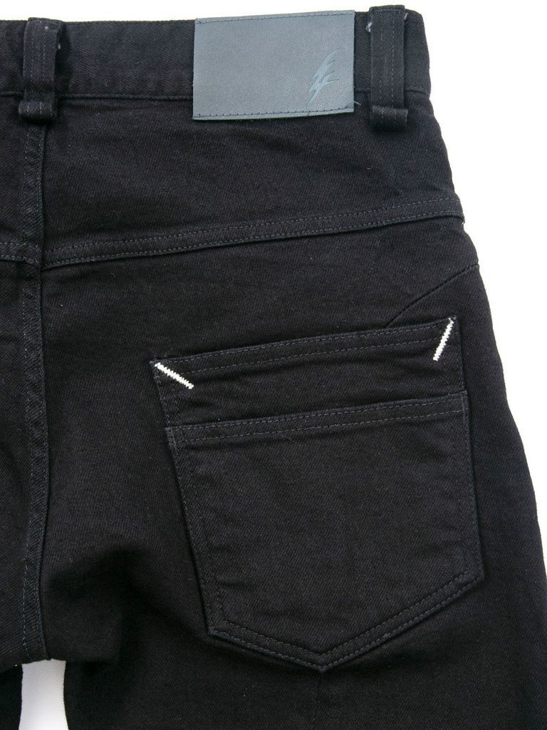 12.5oz Organic Cotton Stretch Denim Tight Straight Jeans / 12.5oz オーガニックコットン ストレッチデニム タイトストレート  / TIGHT JOE / ブラック ワンウォッシュ