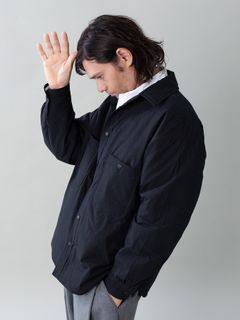【予約品 5月6日(水) 締切】FLIPPADDING-SHIRTS / リバーシブルシャツ / ブラック×ブラック