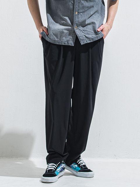 【予約品 2月15日(日) 18:00 締切】BEN PANTS / ワイドルーズパンツ / ブラック