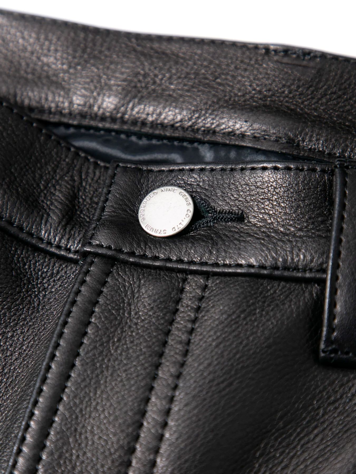 Japanese Washable Cow hide Five Pocket Pants / ジャパン ウォッシャブル カウハイド 5ポケットパンツ / LAD GEAR