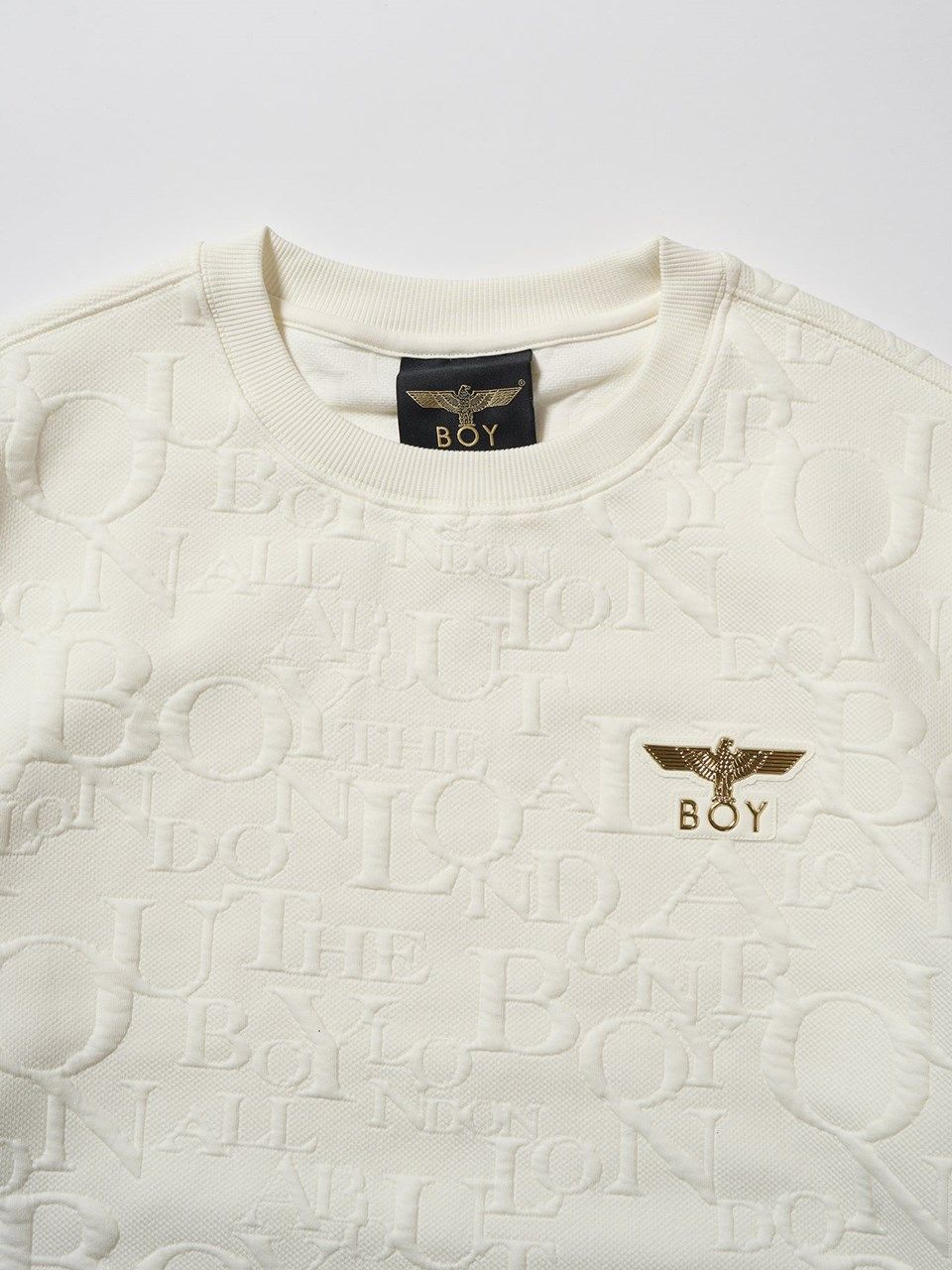 BOY Random Monogram Jacquard Knit / ニット / ホワイト