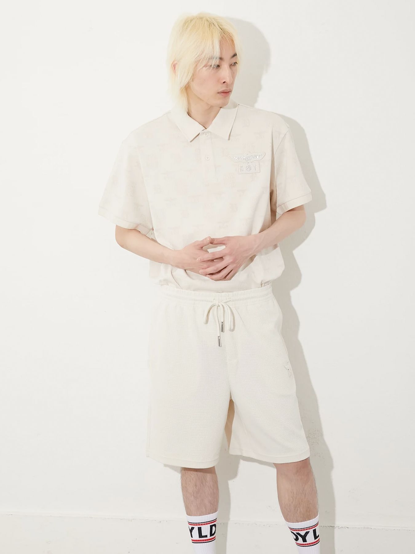 WAFFLE SHORT PANTS / ワッフルショートパンツ / カーキベージュ