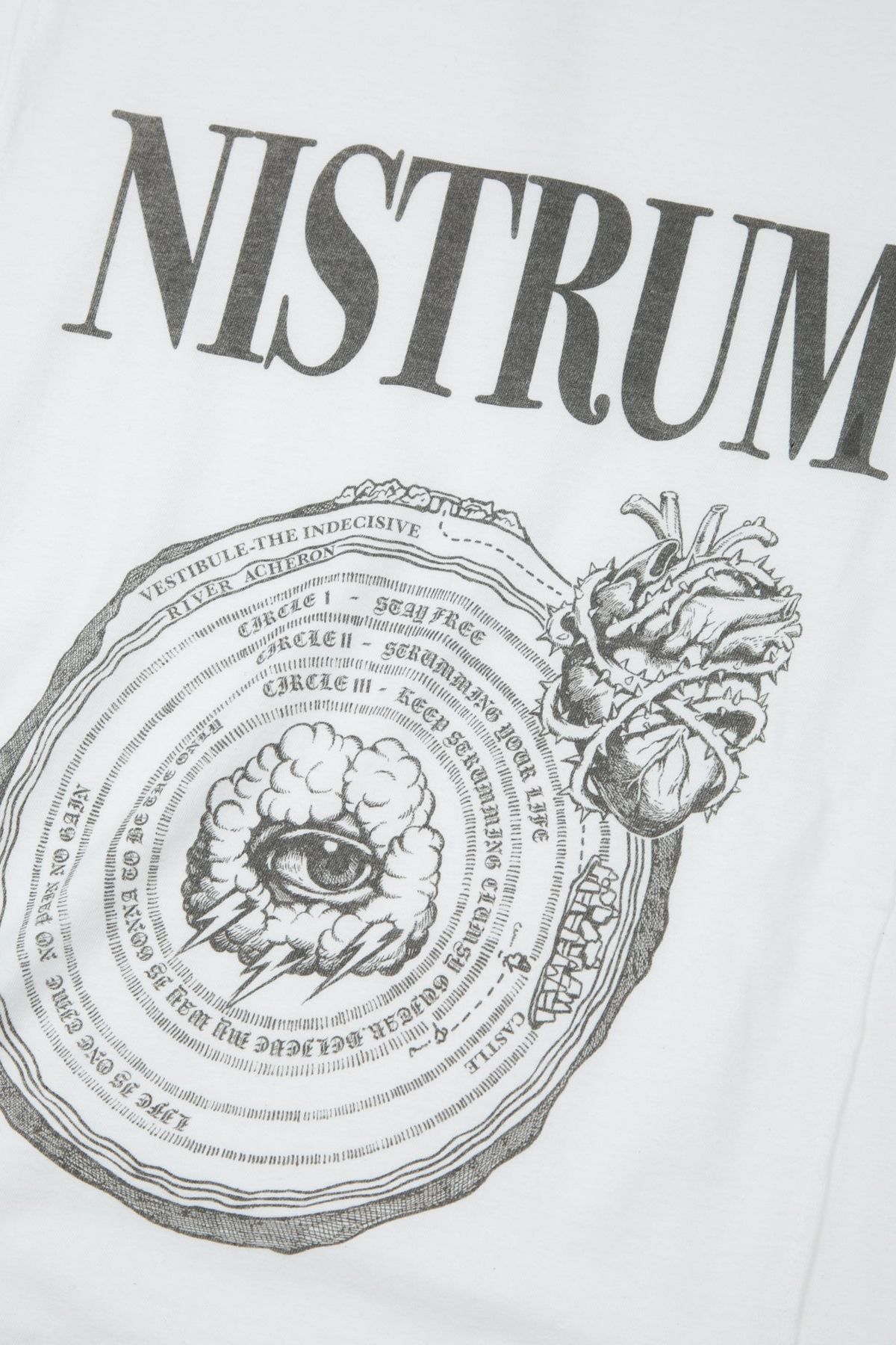 Natural Soft Cotton Oversize Crew Neck T-shirt   / ホワイト 【STRUM】
