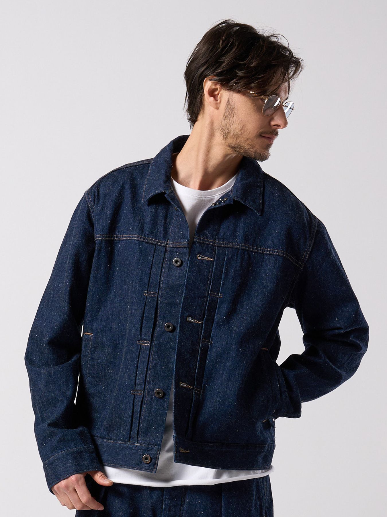 【予約品 4月19日(日) 18時締切】denim jacket type1 (OW) / ワンウォッシュ TYPE1 デニムジャケット / インディゴ