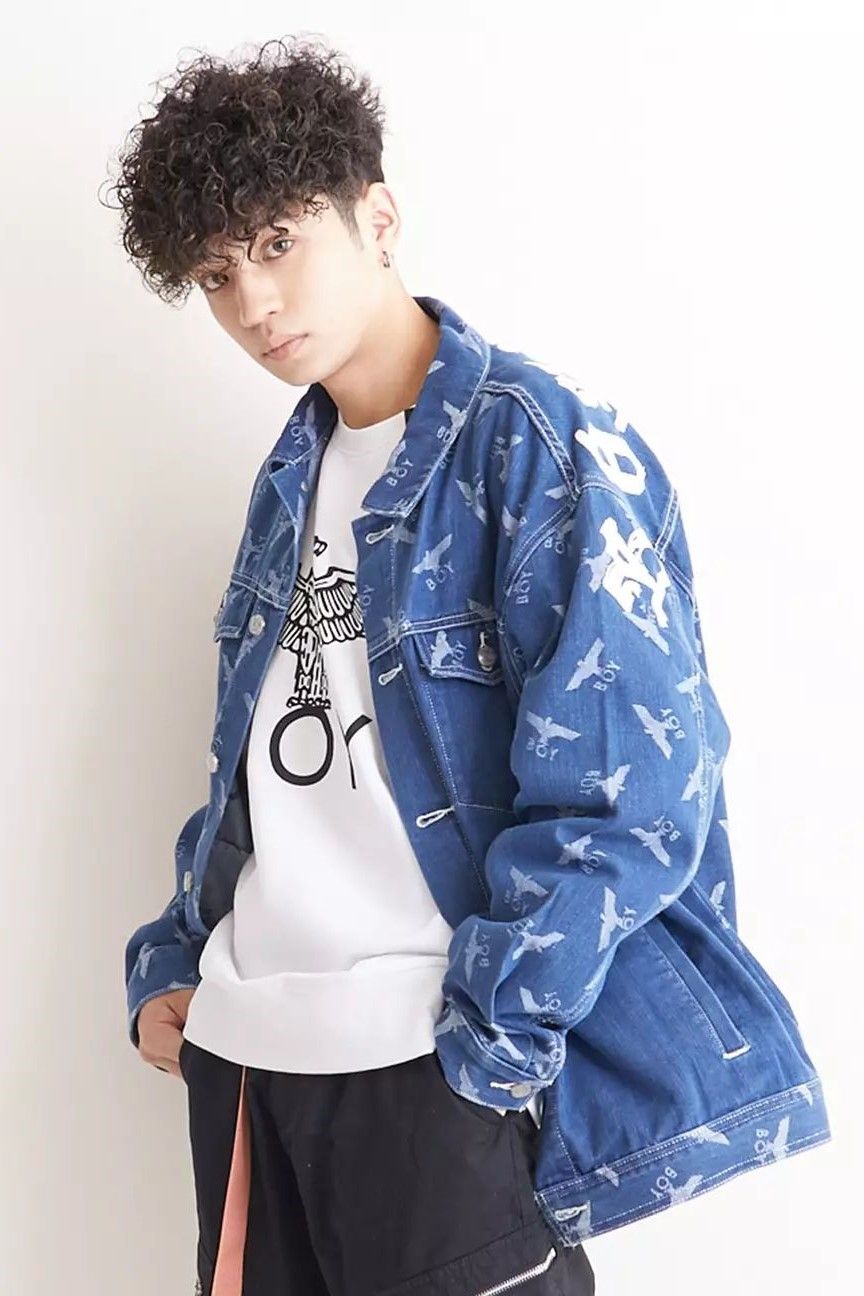 EAGLE DENIM JACKET / BLUE 【BOY LONDON】