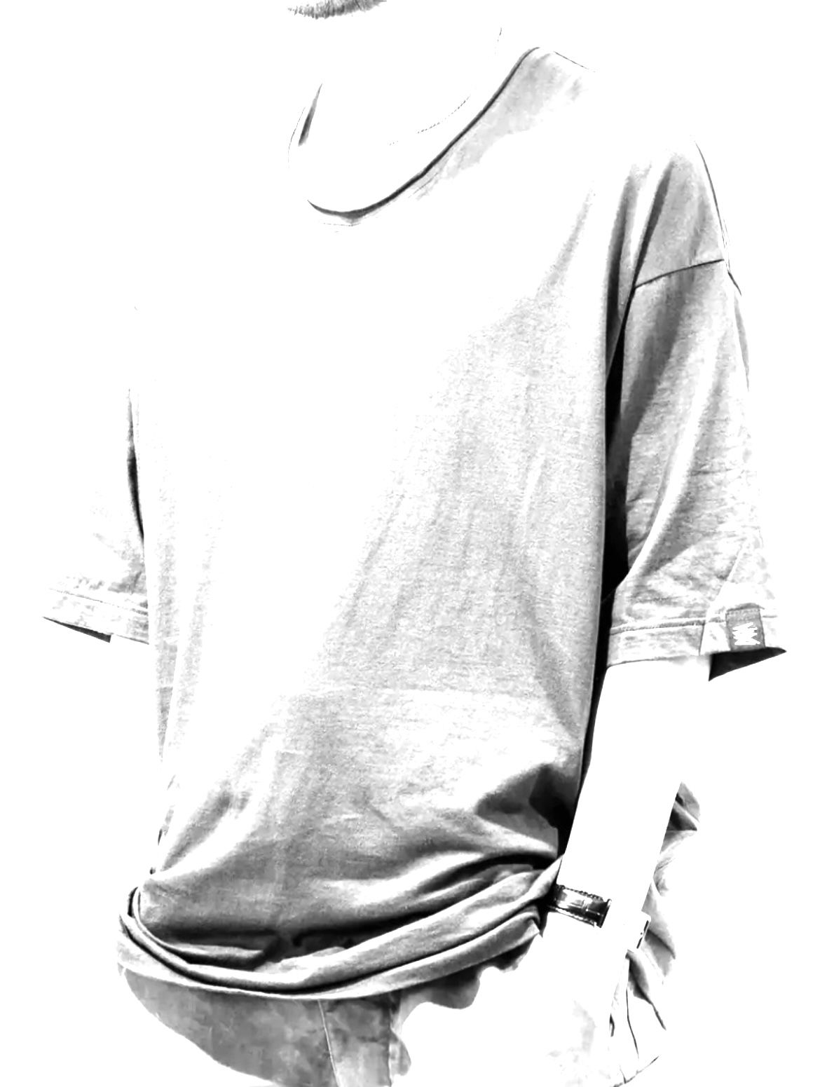 【予約】 NERD TEE /Uネック Tシャツ / ホワイト