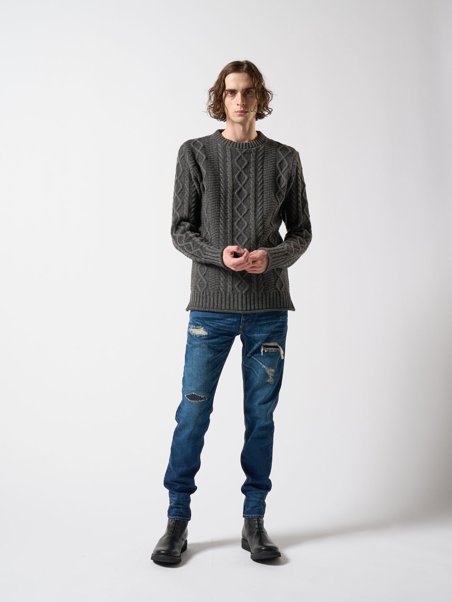 【予約品】 tight straight selvedge denim(used) / タイトストレートデニム / used