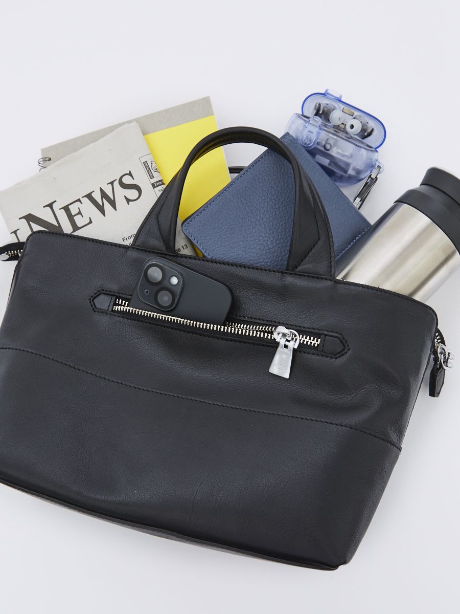 トートArtisan Leather  BLACK 【aniary】