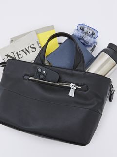 トートArtisan Leather  BLACK 【aniary】
