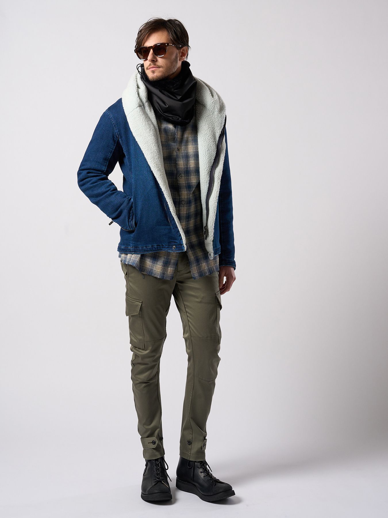 【予約品 4月19日(日) 18時締切】combi neck warmer / コンビネックウォーマー / ブラック