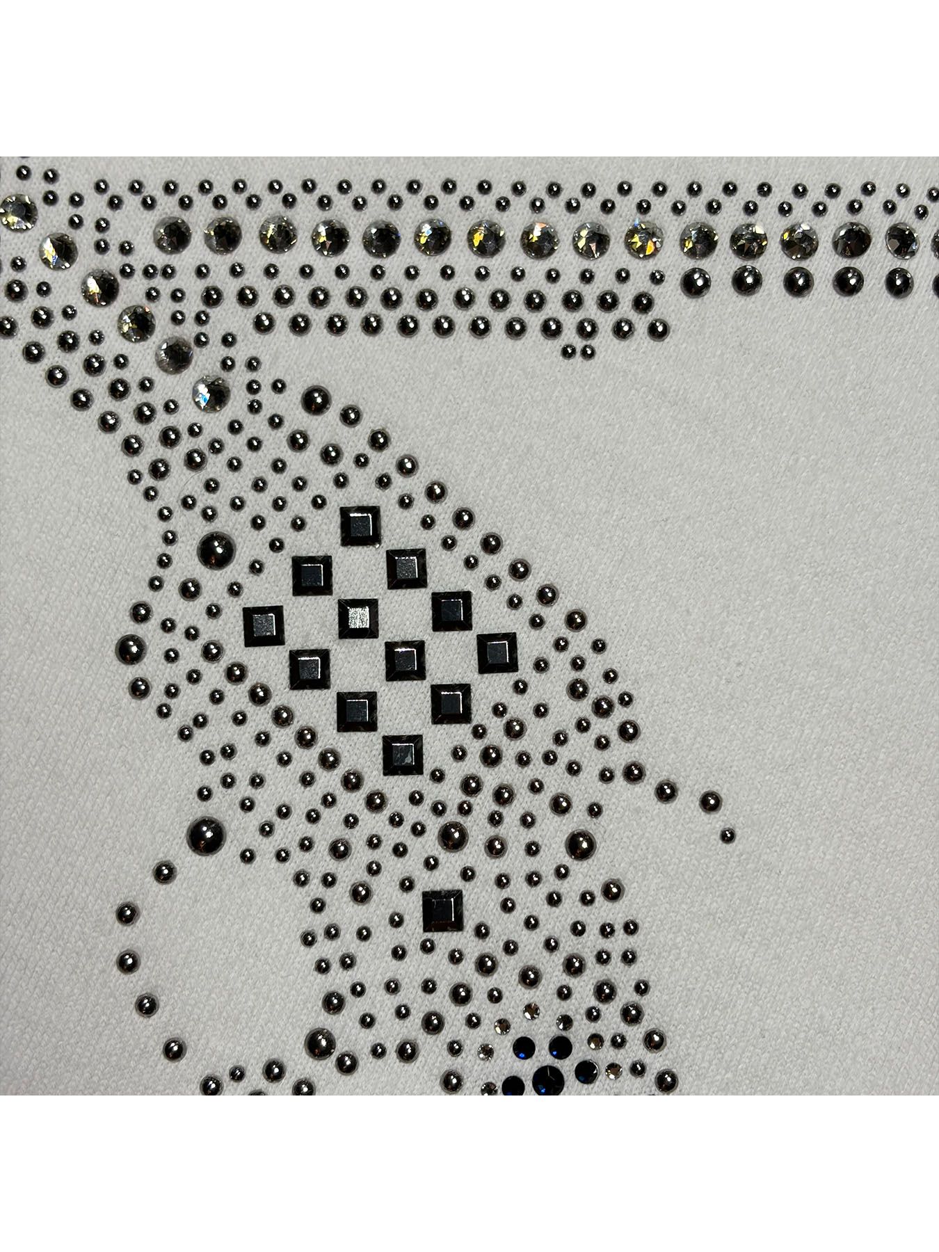 【予約品 3月9日(月) 18:00 締切】CROSSGUN CRY/MEATL T / クリスタル メタル クロスガン Tシャツ / ホワイト