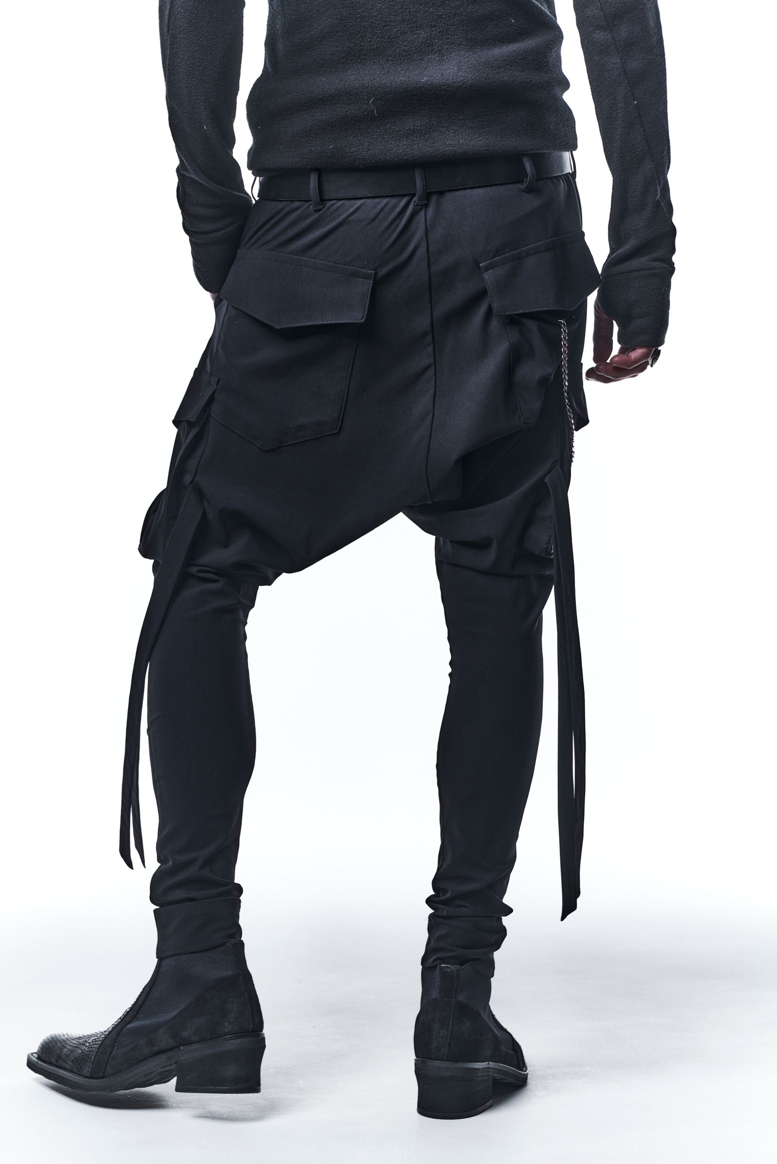 《予約品》 SaruelCargoPants カーゴパンツ HighTensionJersey / Black 【kiryuyrik】 8月入荷予定