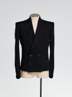 【予約品 10月26日(日) 締切】Costume Line：W-Peaked Jacket / Wピークドジャケット / ブラック