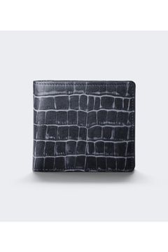 二つ折り財布 Tint Embossing Leather / Navy 【aniary】
