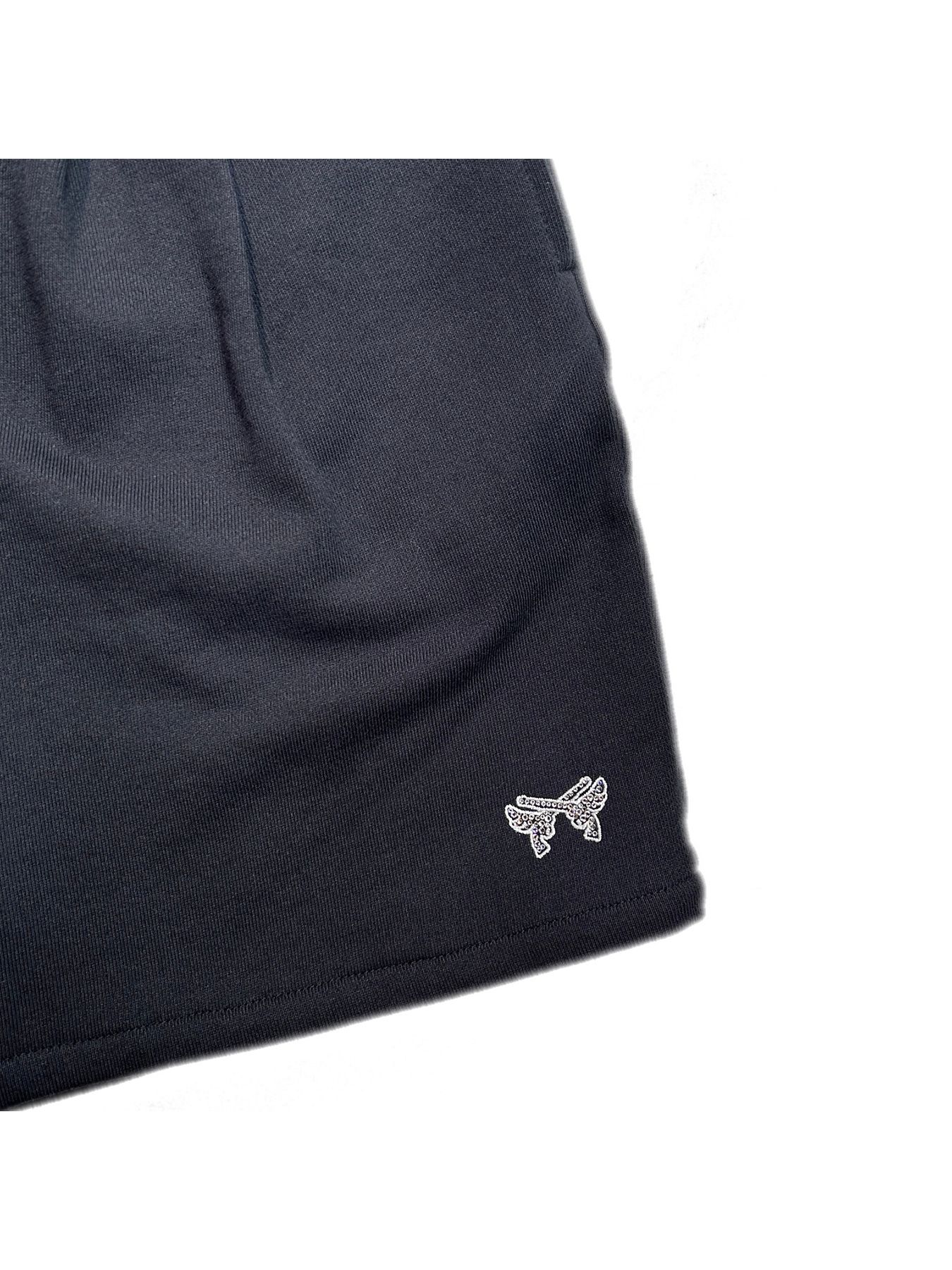 【予約品 8月10日(日) 締切 】WOMENS WING CROSSGUN SHORTS / ウイングクロスガン ショーツ / ブラック×クリアクリスタル