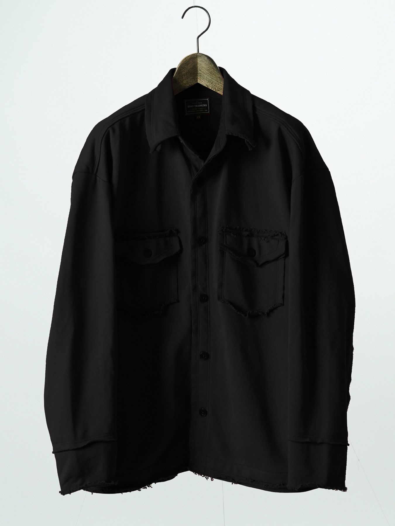 【予約品 7月5日(日) 締切】SWEAT OVERSHIRTS / スウェットオーバーサイズシャツ / ブラック