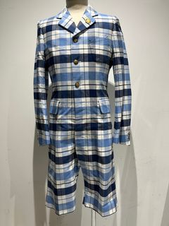 テーラーメイドジャケットつなぎ チェック1点物 /アレフルード +CAPサービス