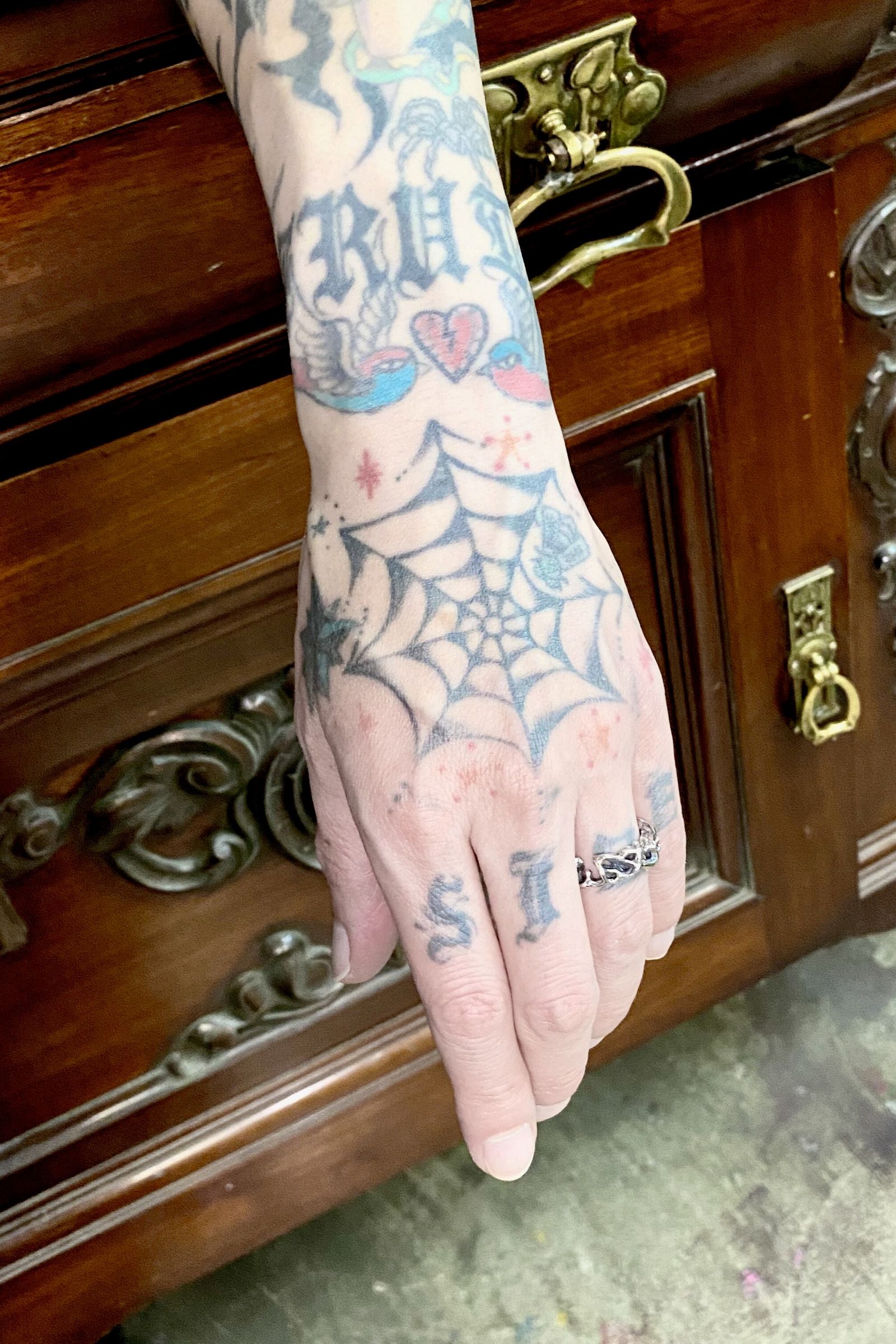 《受注生産》 PALMETTE SCROLL RING リング 【GOD SIZE】 注文から2～3週間後入荷予定