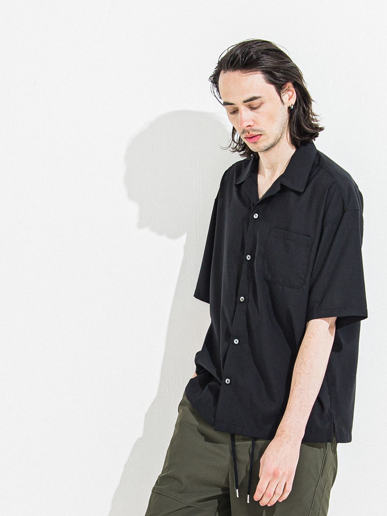 【予約品 】ZACK HALF SHIRT / ザックハーフスリーブシャツ / ブラック