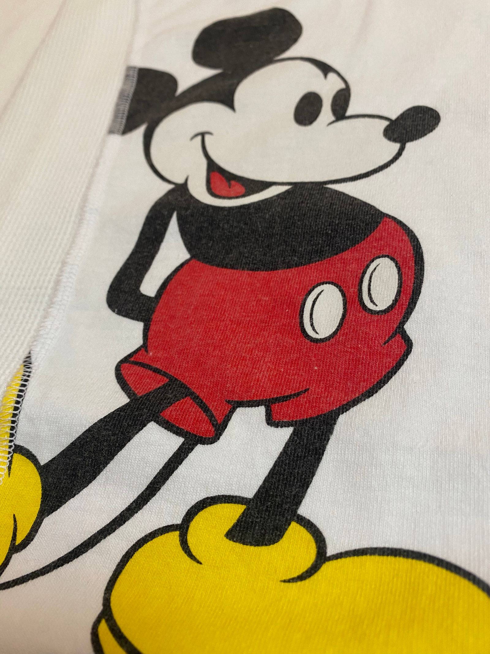 ミッキーマウスSWITCHING PRINT T-SHIRT（WHITE）「71MICHAELミッシェル」