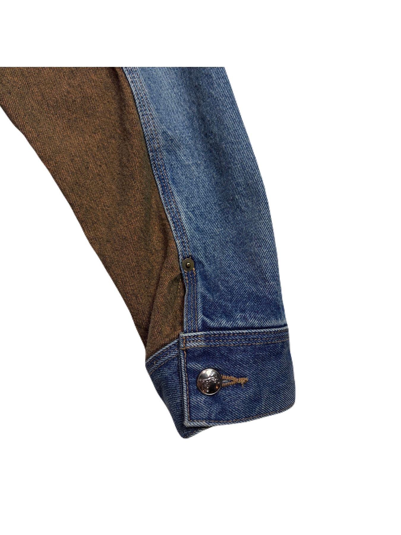 【予約品 3月9日(月) 18:00 締切】VIN/DEN/JK USED/SWAR / USED加工 クリスタルクロスガン ヴィンテージ デニム ジャケット / ブルー