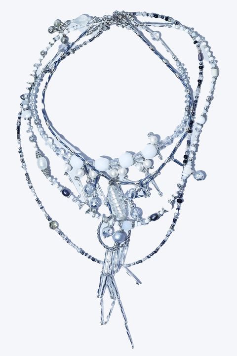 霧雨 キリサメ Necklace ネックレス / WHITE 【Ranunculus】