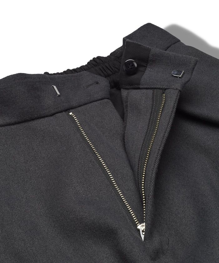 クロスタックワイドトラウザーズ グレー【NOID.】