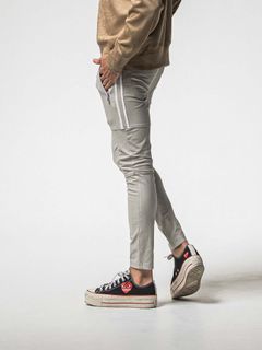 【予約品 8月31日(日) 締切】Johnson LINE HEAT PT / ジョンソン ラインヒートパンツ / グレー×ホワイト