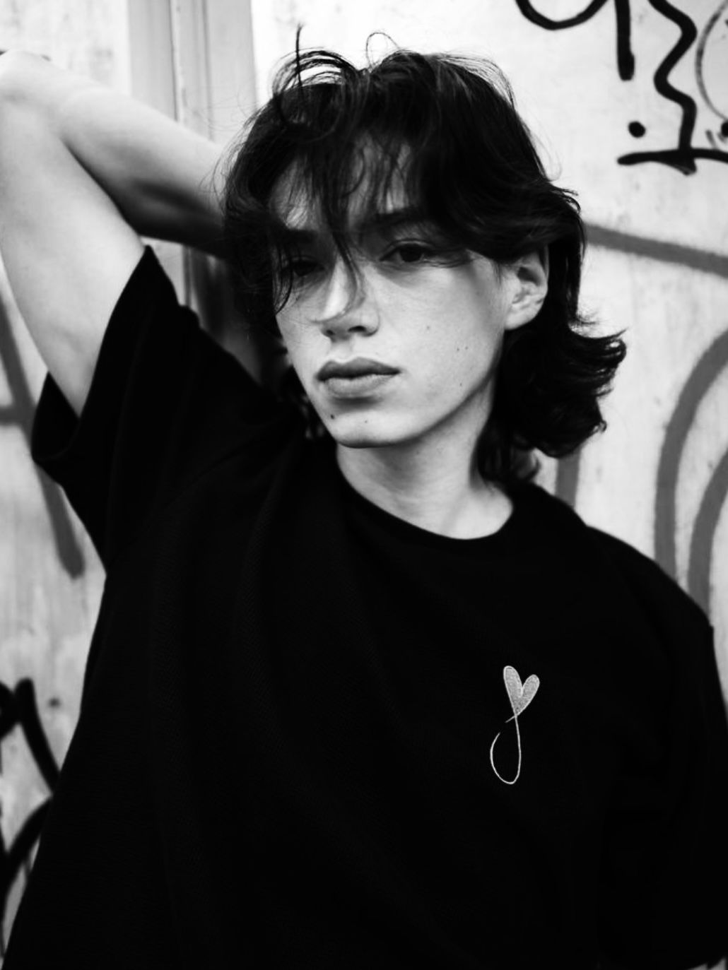 Tiphanie Tシャツ ブラック×レッド 半袖メゾンオノレ パリ