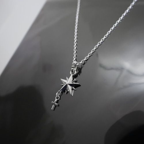 《受注生産》10P STAR with CROSS NECKLACE / 10ピークススター ウィズ クロスネックレス / 注文から2～4週間後入荷予定