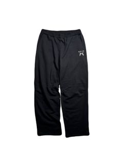 【予約品 8月10日(日) 締切 】アイトヘイワ SWEAT PANTS / アイトヘイワ スウェットパンツ / 刺繍 クリスタル ブラック