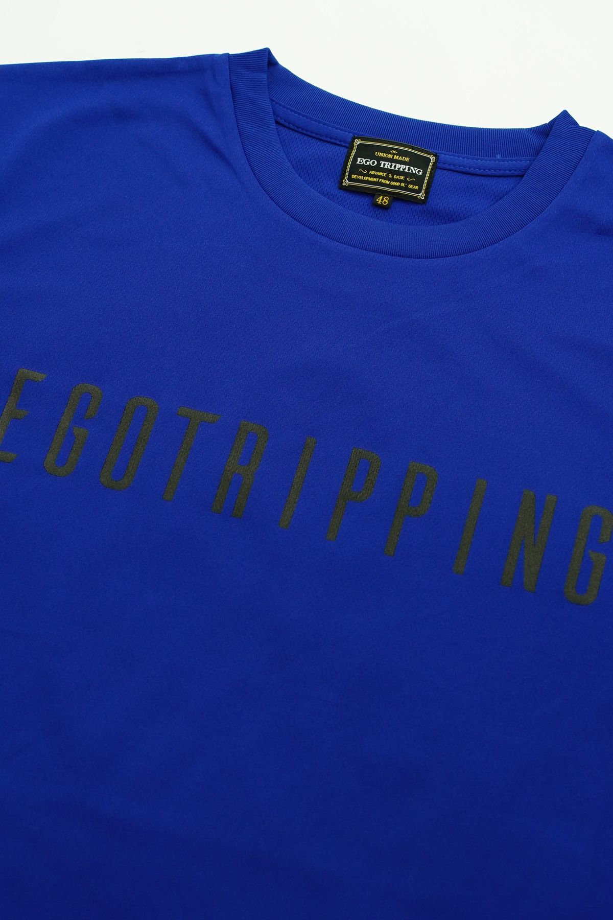 EGO TRIPPING TRAINING TEE スポーツウェア / 82:BLUE×BK 【EGO TRIPPING】